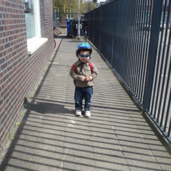 william going to school